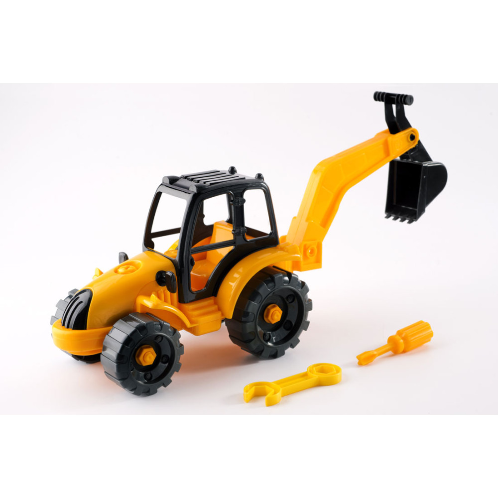 Розвиваючий– конструктор «Трактор-екскаватор» 30.008