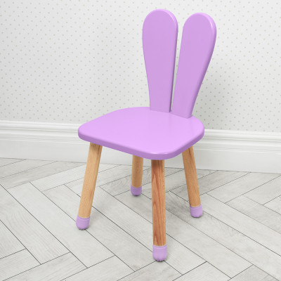 Стільчик ARINWOOD Зайчик Фіолетовий Круглоовальне сидіння 04-2VIOLET