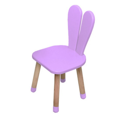 Стільчик ARINWOOD Зайчик Фіолетовий Круглоовальне сидіння 04-2VIOLET