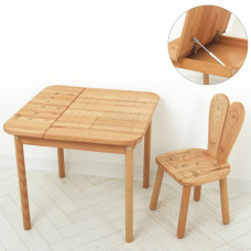 Комплект ARINWOOD Зайчик Еко Математика (столик + стільчик) 04-025EKO-BOX