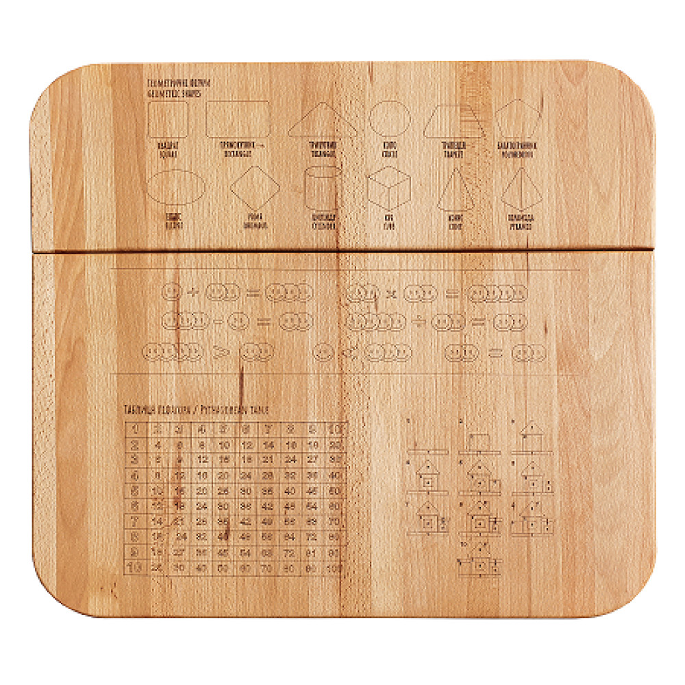 Комплект ARINWOOD Зайчик Еко Математика (столик + стільчик) 04-025EKO-BOX