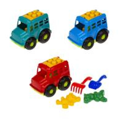 Автобус "Бусик" №2 (автобус, лоп. и граб. ЛГ4, две пас. П4), сетка п/м