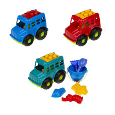 Автобус "Бусик" №3 (автобус, ведёрко, лоп. и граб. ЛГ3, три пас. П3), сетка п/м