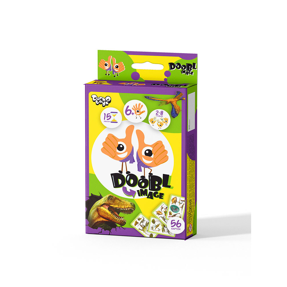 Настільна розважальна гра "Doobl Image" Dino "80" укр (32)DBI-02-05U