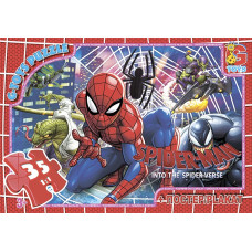 Пазли ТМ "G-Toys" із серії  "Людина-павук", 35 ел.