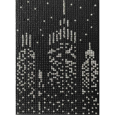 Набір для творчості зі стразами (наліпка) "Вогні міста" 19*14 см