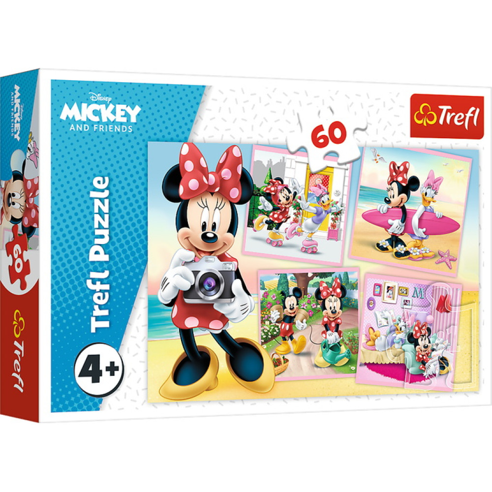 Пазли "60" Mickey&friends Мила Мінні Trefl 17360