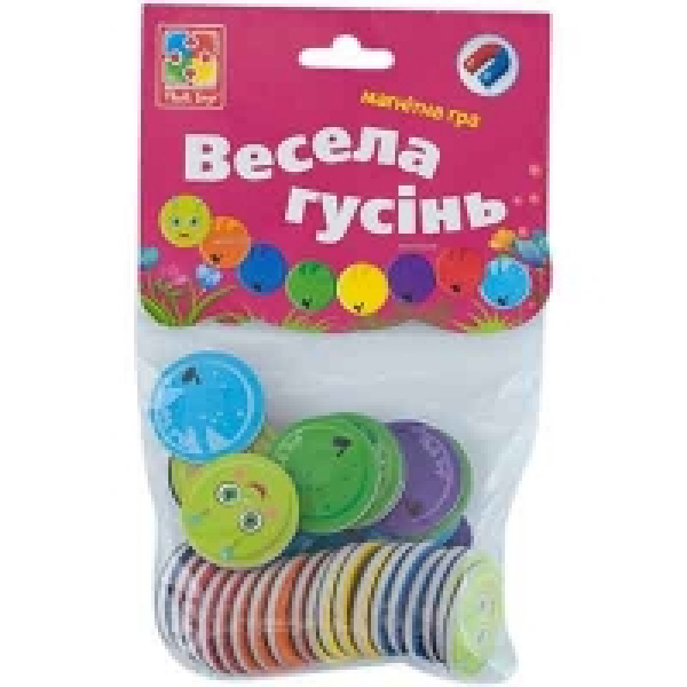 Гра магнітна "Весела гусінь" VT5900-04 (укр)