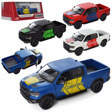 Машинка KT5413WF (24шт) металл, инерц-я, 2019 RAM 1500, 13см, открыв.двери, резин.колеса, 4цвета, в кор-ке, 16-7-8см