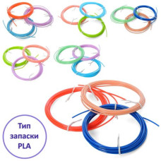 Пластик для 3Dручки, набор 3шт, микс цветов, в кульке, 10-10-2см PLA филамента (запаска) G153 (50шт)