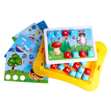 Мозаїка ТехноК гриби (35 кнопок+10 малюнків) арт.7877