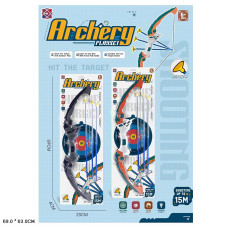 Лук 949-2 (72) 2 вида, 3 стрелы на присоске, на листе