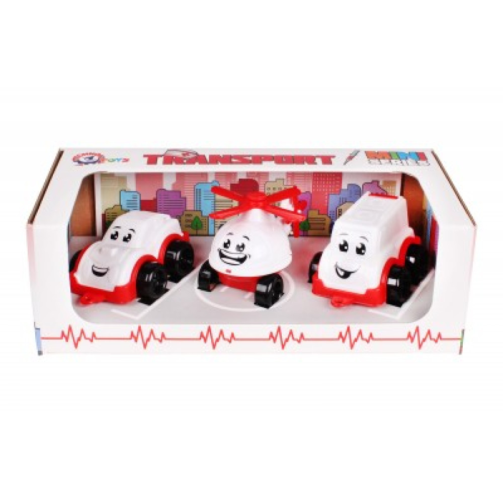 Транспорт Міні в картонні коробці ТехноК", арт.5811