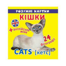 Розумні картки. 12 карток Кішки.