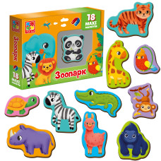 Набір магнітів "Зоо" VT3106-25 (укр)