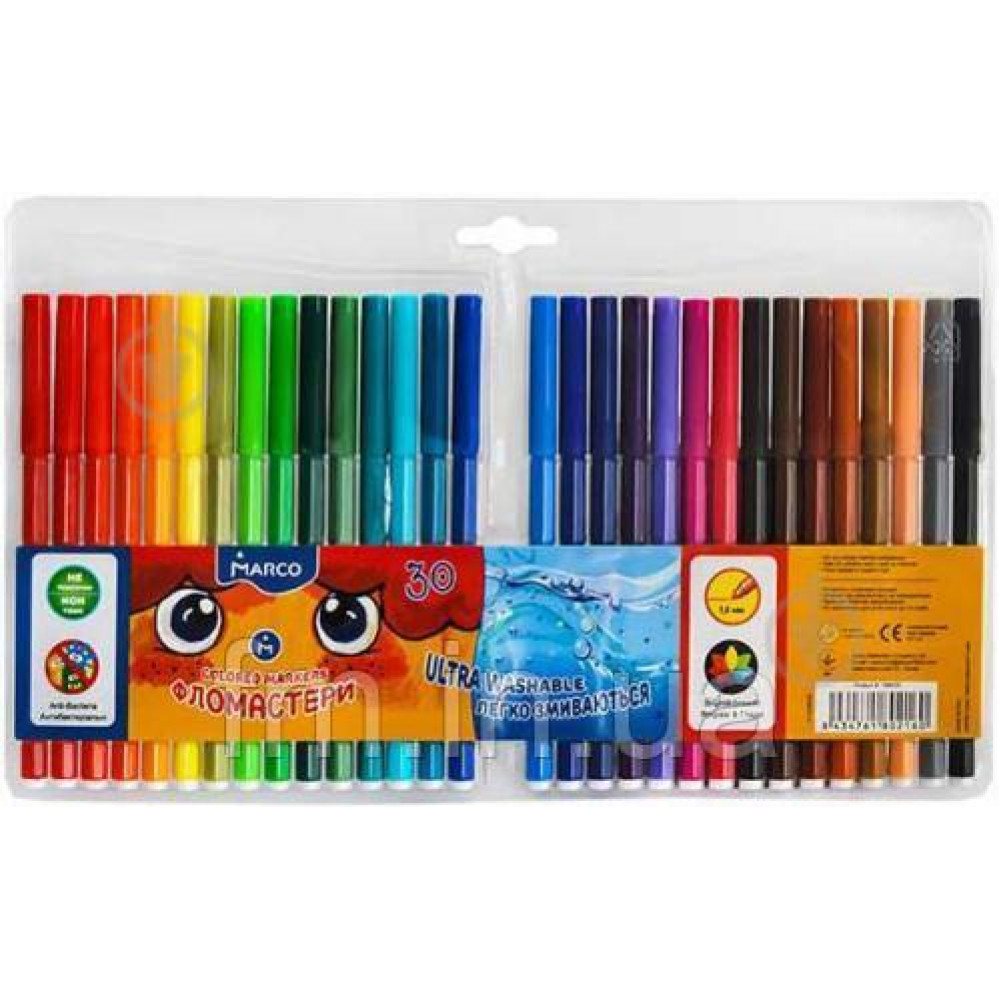 Фломастери 36 кольори MARCO JUMBO 1632/36CB (112329)