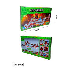 Конструктор "МС" 10620 (18) "Підземна залізниця" 399 деталей, в коробці