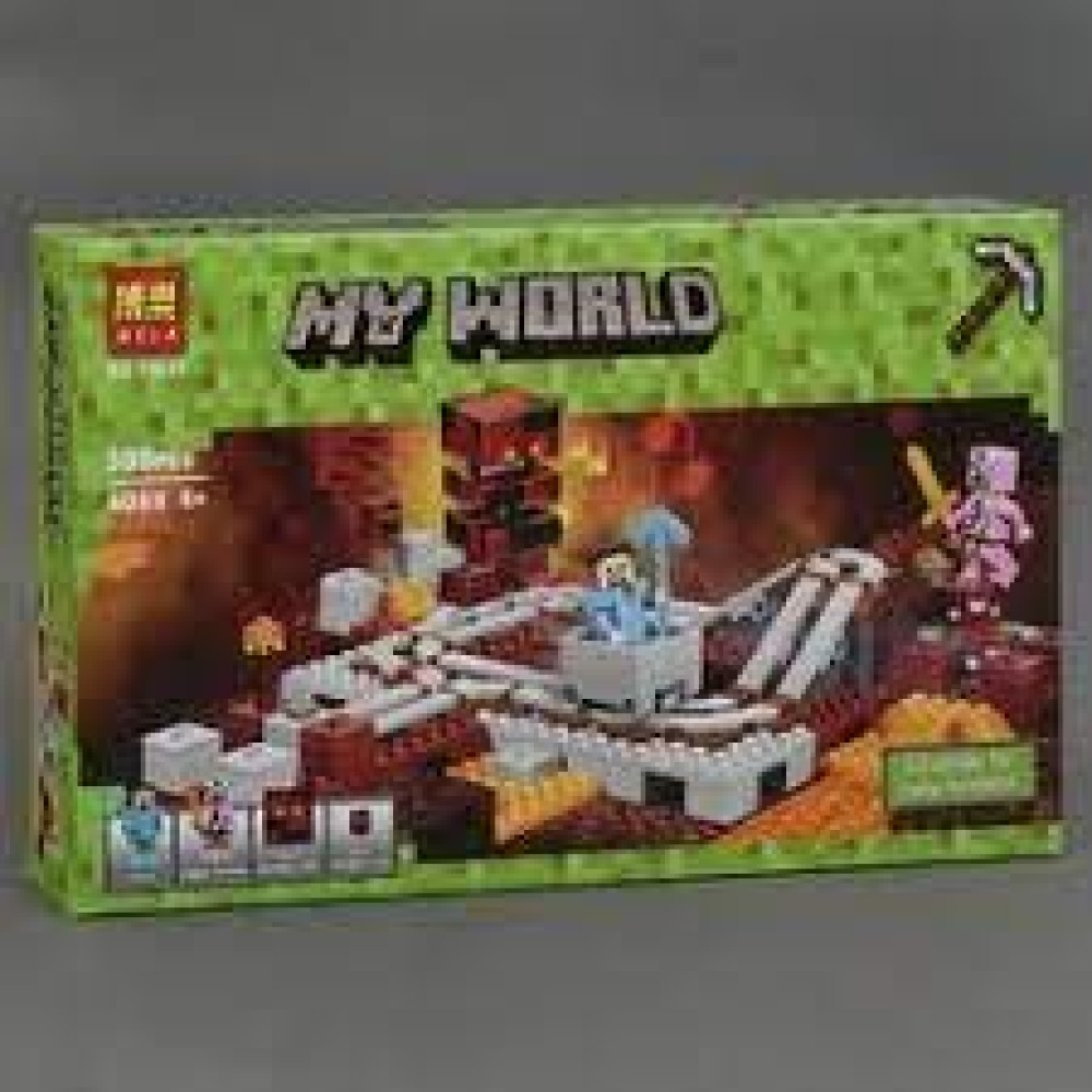 Конструктор "МС" 10620 (18) "Підземна залізниця" 399 деталей, в коробці