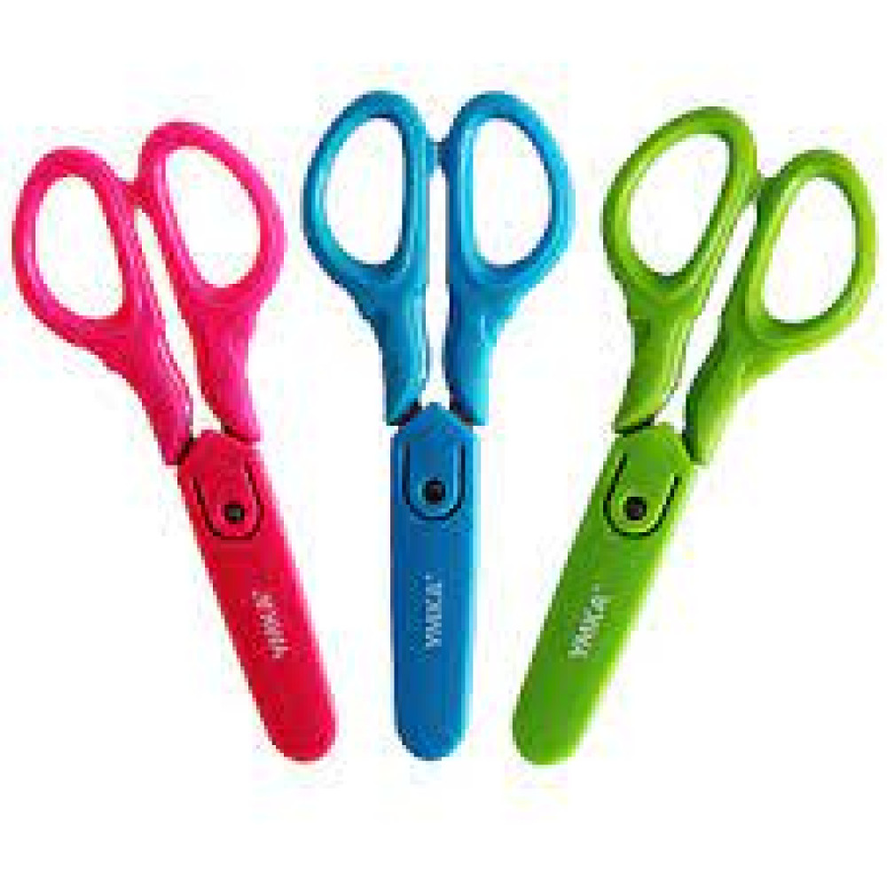 ножиці дит., 13,3см, ергоном., 2х кол. прогум. ручки, з чохлом, син.,  4283-06С, CLASS