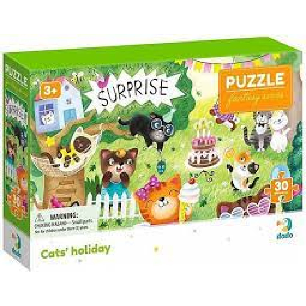 Пазл 30 ел. Свято котиків