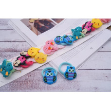 Гумка мікрофібра звірятка,2.5 см 5-3.3-18. ціна за упаковку, в упаковці 20 шт.