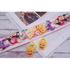 Гумка мікрофібра асорті, 3 см 2-3.6-18, в упаковці 20шт, ціна за упаковку