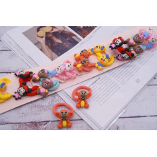 Гумка мікрофібра звірятка Дісней 3 см 12-3.6-18, в упаковці 20шт, ціна за упаковку