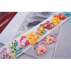 Гумка мікрофібра асорті звірятка, 3 см. РД18-41,в упаковці 20шт, ціна за упаковку
