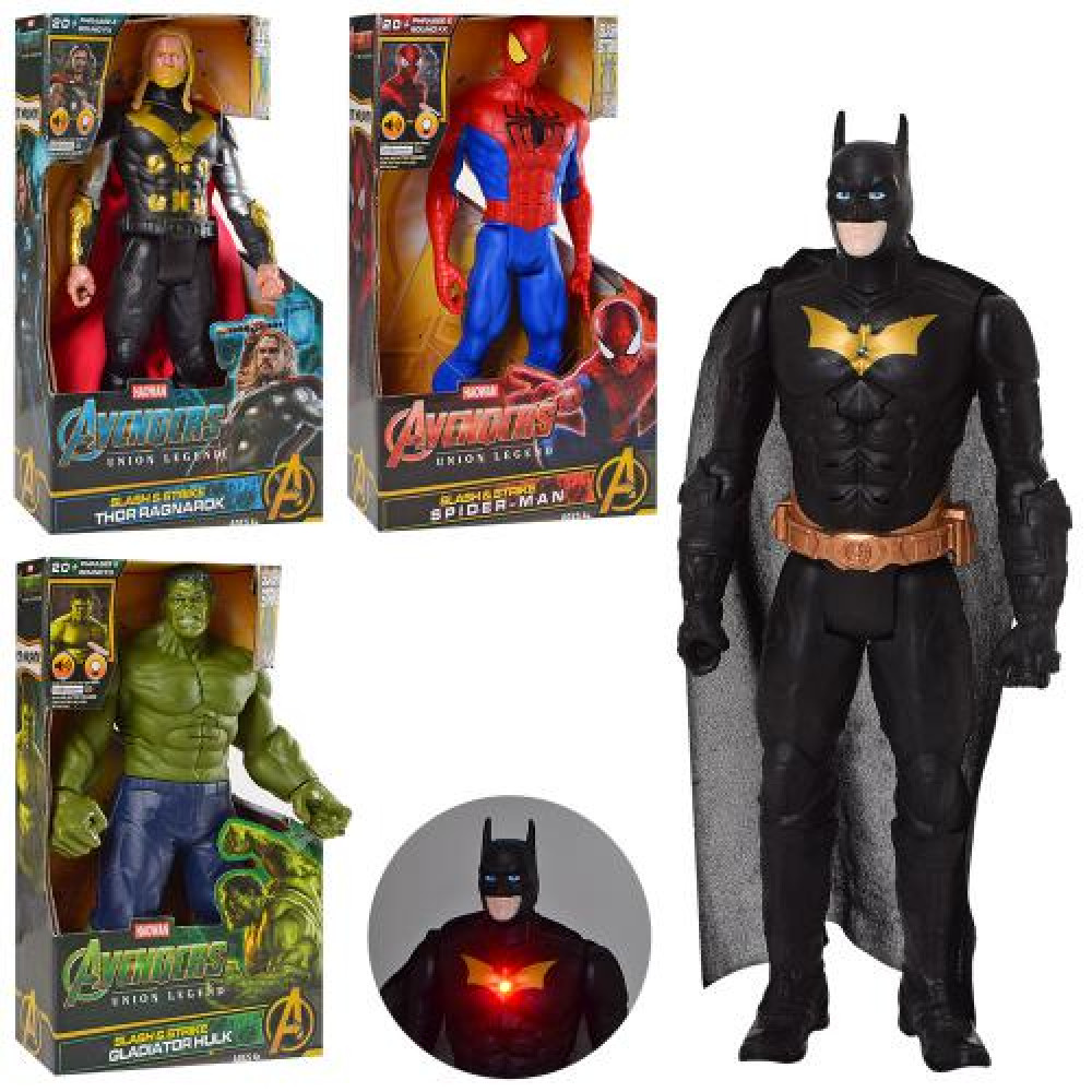 Фігурка для ігри GO-818-01-05-07-08 (36шт) AV,30см,звук,свет,подв.руки и ноги,4вид, бат(таб),кор,18-31-7см