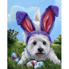 Набір для творчості зі стразами на картоні   5D "Ноель" 21*25см