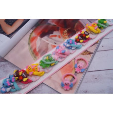 Гумка мікрофібра звірятка з крилами 3 см 1-3.6-18, в упаковці 20шт, ціна за упаковку.