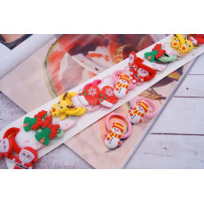 Гумка мікрофібра новорічна ,  3 см 3-3.6-18,в упаковці 20шт, ціна за упаковку