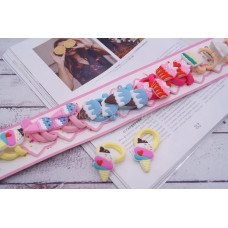 Гумка мікрофібра морозиво 2.5 см 41-3.6-18,в упаковці 20шт, ціна за упаковку