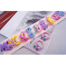 Гумка мікрофібра метелик 3 см. PD19-47,в упаковці 20шт, ціна за упаковку.