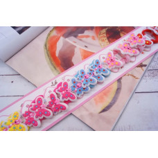 Гумка мікрофібра метелик 3 см 28-3.6-18, в упаковці 20шт, ціна за упаковку