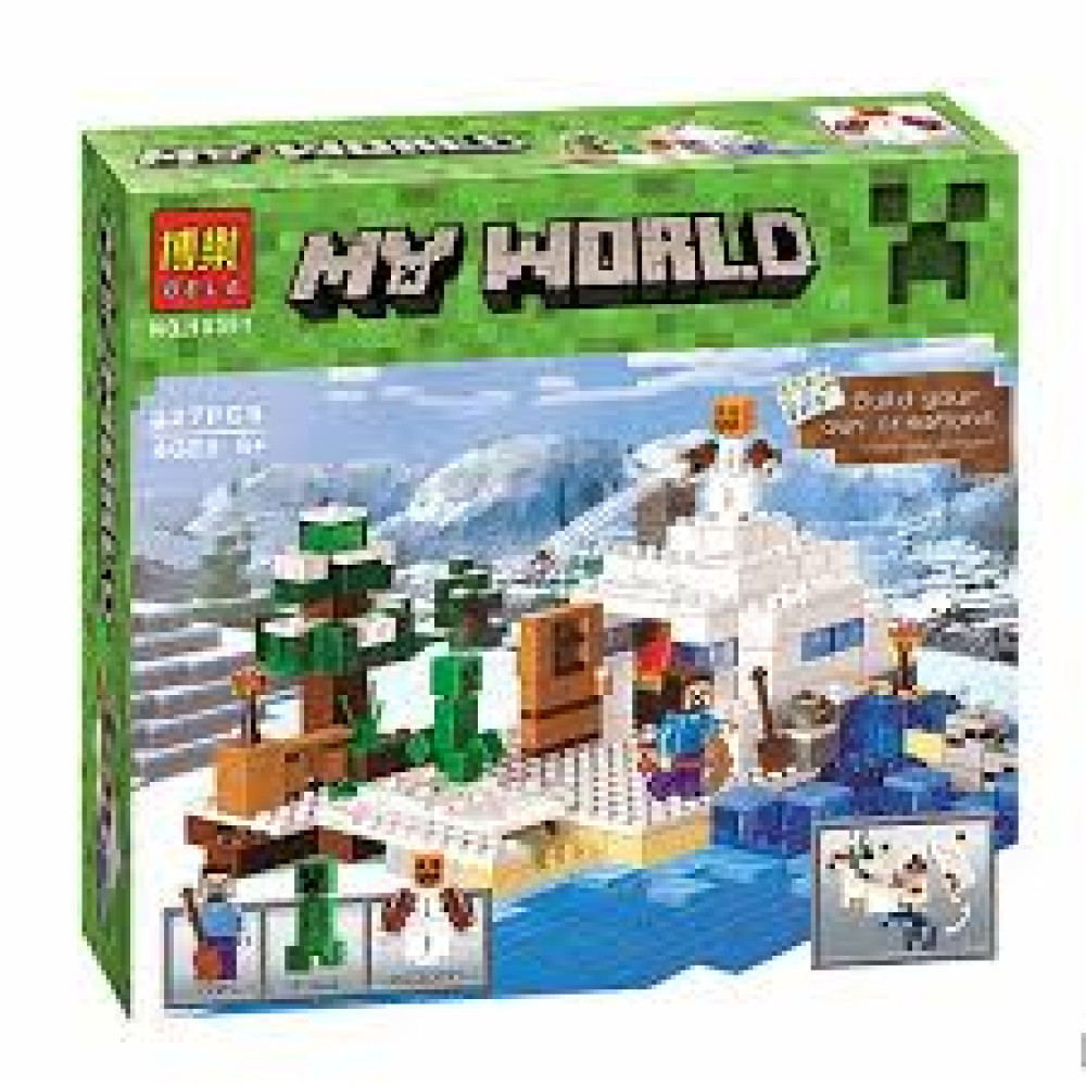 Конструктор Bela My World 10391 (24/2) "Снігова печера, 327 деталей, в коробке \\]'