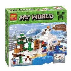 Конструктор Bela My World 10391 (24/2) "Снігова печера, 327 деталей, в коробке \\]'