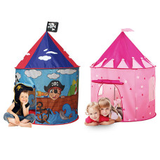 Палатка M 3317 (8шт) домик,105-105-125см,вход-накидка,завяз,окно-сетка2шт,2вида,в кор-ке,43-43-6,5см