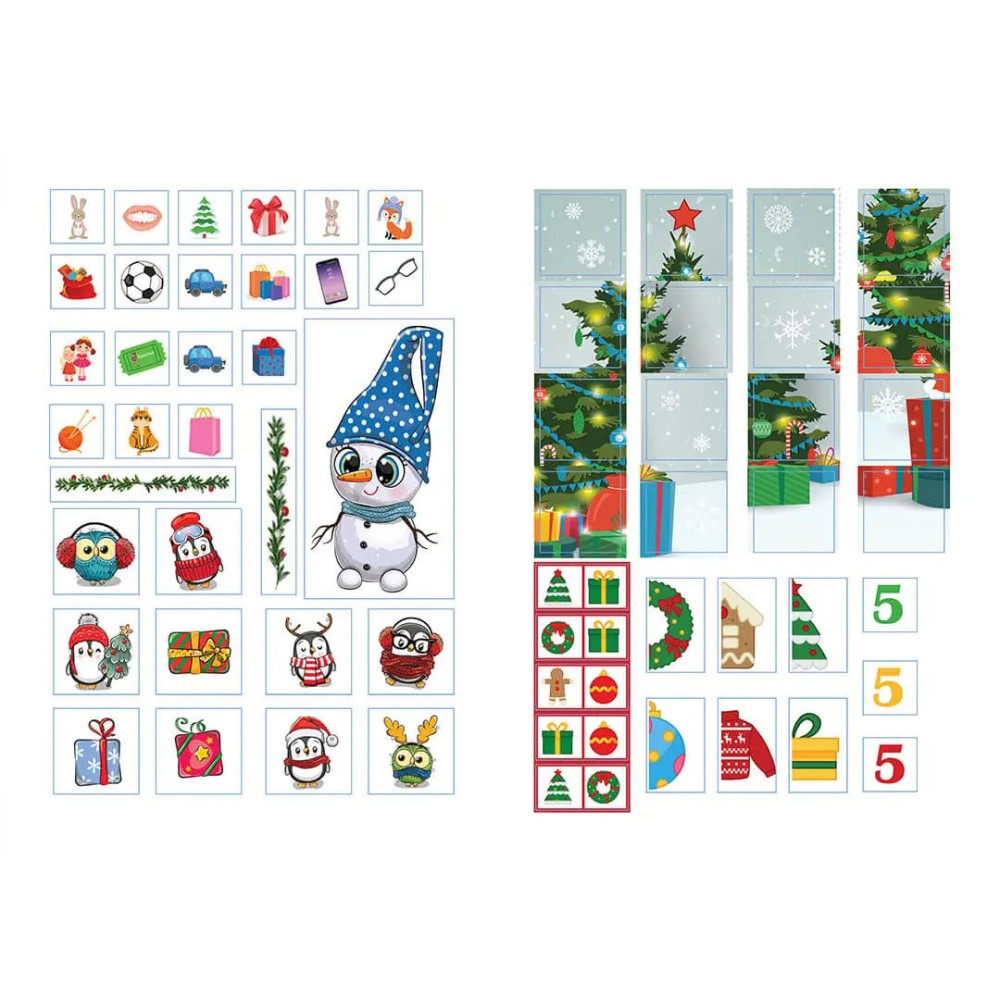 Веселі забавки для дошкільнят : Christmas sticker book. Лист до святого Миколая (Українська )