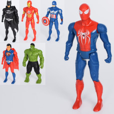 Фігурки для ігри 3399-6P (128шт) супергерой, 25,5см. свет, 6видов, бат-таб, в кульке, 18,5-32-6см
