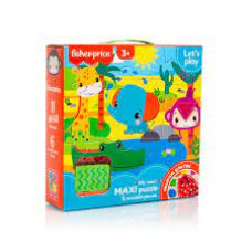 Пазли "Fisher Price. Maxi puzzle & wooden pieces" VT1100-01 (укр)