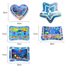 Коврик для малюків  WM-1-5 (60шт) надувний, водний, 5видов, в кульке,17-18-3см