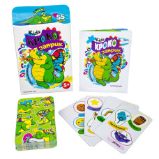 Карткова гра 30969 (укр) "Крокозаврик", в кор-ці 14-9,3-2,2 см