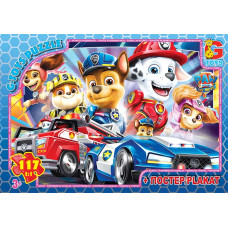 Пазли ТМ "G-Toys" із серії "Paw Patrol" (Цуценячий патруль), 117 елементівPW0877