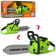 Бензопила М 5502 (24шт) 40см, звук, подвижная лента, на бат-ке, в кор-ке, 42-21-11,5см