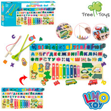 Деревяна іграшка MD 1695-UA (20шт) ксилоф,рибалка,букви(УКР),кор,45,5-23,5-3,5см