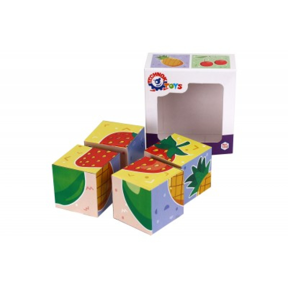 Іграшка кубики  "Фрукти ТехноК", арт.1332