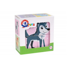 Іграшка кубики  "Дикі тварини ТехноК", арт.1820