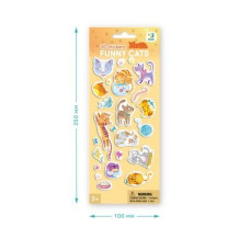 Набір 3D-наліпок «Кумедні котики»300845