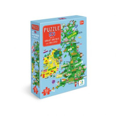 Пазл «Мапа Великобританії та Ірландії» 100 елементів